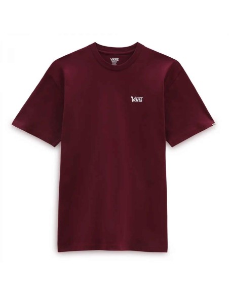 CAMISETA VANS MINI SCRIPT TEE-B VN0A7Y3SBRG BURGUNDY