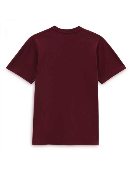 CAMISETA VANS MINI SCRIPT TEE-B VN0A7Y3SBRG BURGUNDY