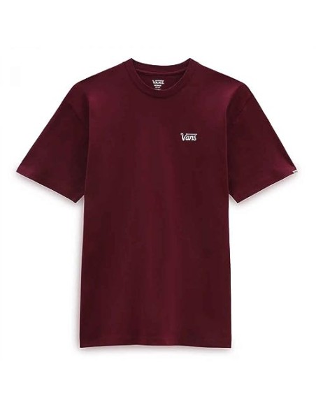 CAMISETA VANS MINI SCRIPT TEE-B VN0A7Y3SBRG BURGUNDY
