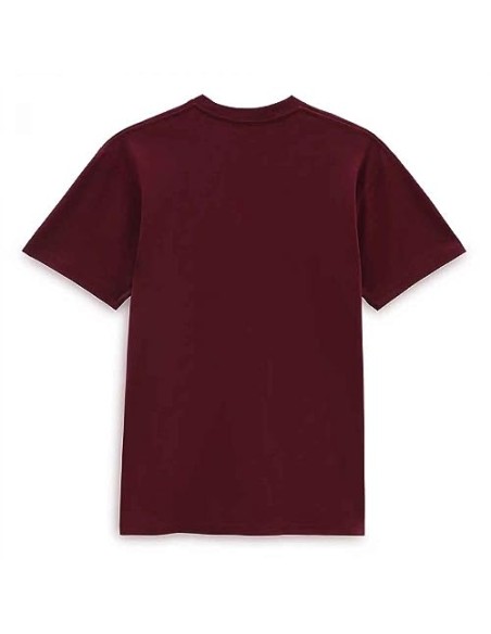 CAMISETA VANS MINI SCRIPT TEE-B VN0A7Y3SBRG BURGUNDY