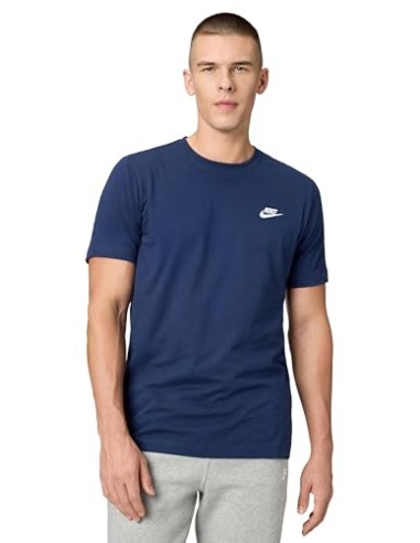 CAMISETA NIKE M NSW CLUB TEE AA AZUL MARINO...
