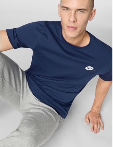 CAMISETA NIKE M NSW CLUB TEE AA AZUL MARINO...