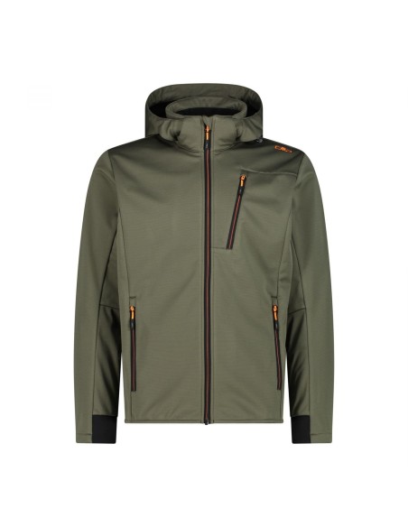 CMP SOFTSHELL MAN ZIP HOOD JACKET