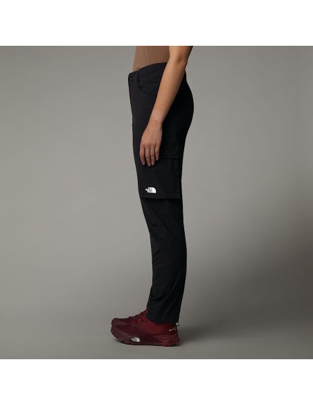 PANTALON TNF W EXPLORATION CARGO PANTS - NEGRO