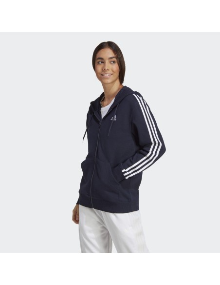 CHAQUETA CON CAPUCHA ADIDAS W 3S FT FZ R HD