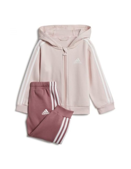 CHANDAL ADIDAS I 3S FZ FL JOG IV7410 SANPIN/WHITE NIÑA