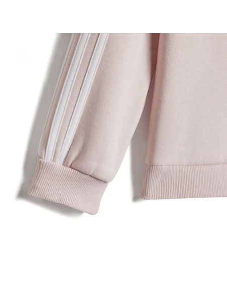 CHANDAL ADIDAS I 3S FZ FL JOG IV7410 SANPIN/WHITE NIÑA