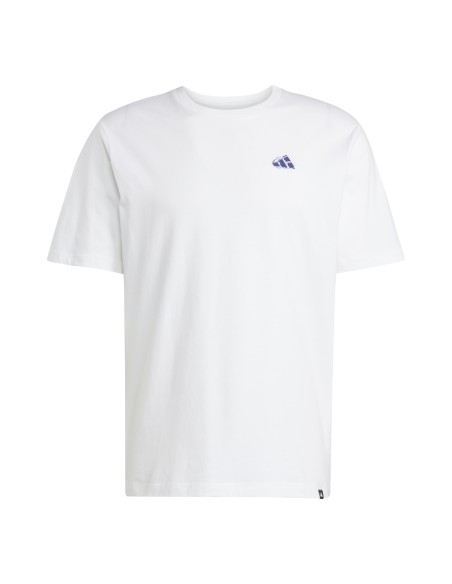 Camiseta manga corta Adidas-M L M EMB TEE-JJ3981 BLANCO-HOMBRE