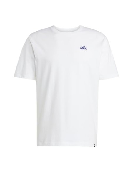 Camiseta manga corta Adidas-M L M EMB TEE-JJ3981 BLANCO-HOMBRE