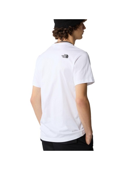 CAMISETA TNF MEN'S S/S NEVER STOP EXPLORING TEE -  BLANCO