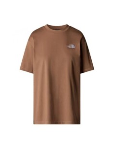 CAMISETA TNF WOMEN'S S/S ESSENTIAL OVERSIZE TEE - CAFÉ 2