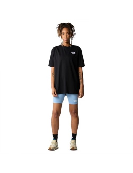 CAMISETA TNF WOMEN'S S/S ESSENTIAL OVERSIZE TEE - NEGRO