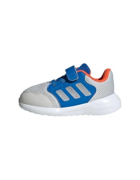 Calzado Tiempo Libre Adidas Tensaur Run 3.0 EL I-IH1044-GRIS-KIDS/BEBÉ