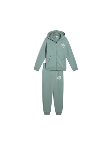 Chandal Puma-PUMA CLASS Sweat Suit TR B-687279-30-VERDE UNISEX JUNIOR