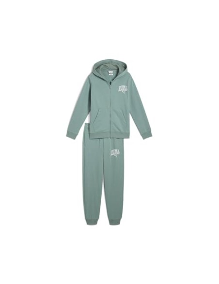 Chandal Puma-PUMA CLASS Sweat Suit TR B-687279-30-VERDE UNISEX JUNIOR