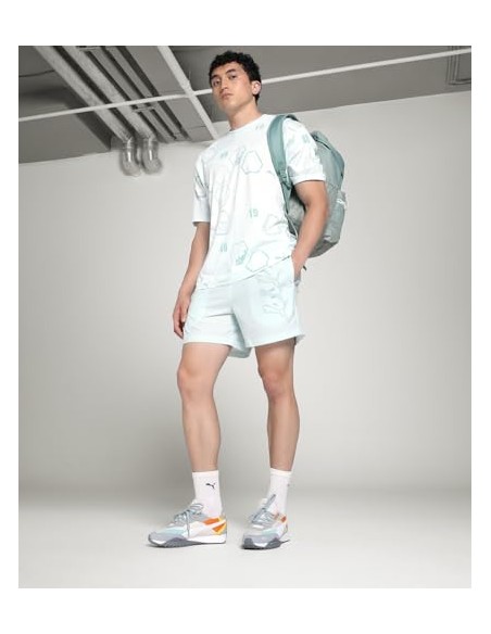 Shorts Puma-ESS LOGO LAB Puma Logo Woven Shorts  5 “-684673-50-AZUL UNISEX