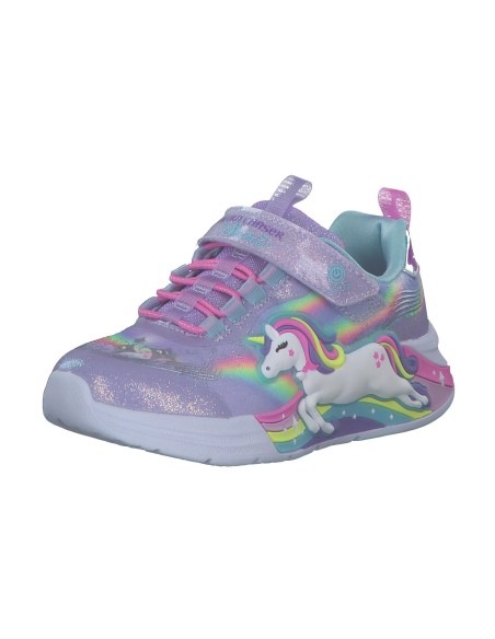 Calzado-SKECHERS UNICORN CHASER-302298L-LVMT-NIÑA-VIOLETA CLARO