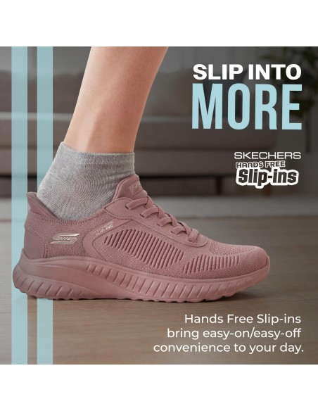 Calzado Sneaker-SKECHERS BOBS SQUAD CHAOS - CURRENT MU-117497-ROS-MUJER-ROSA