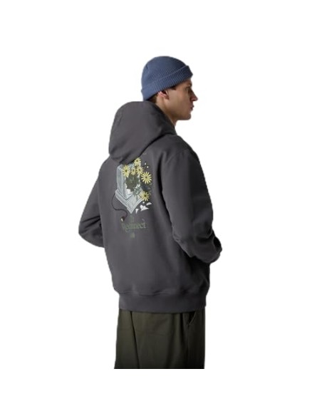SUDADERA TNF M CONNECT RELAXED HOODE ANTHRACITE GREY