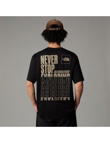CAMISETA M COORDINATES RELAXED S TNF BLACK