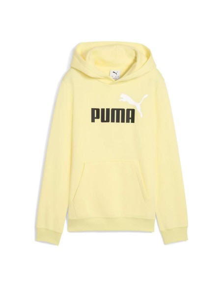 SUDADERA PUMA ESS 2 COLOR Nº 1 LOGO HOODIE GOLD MOON