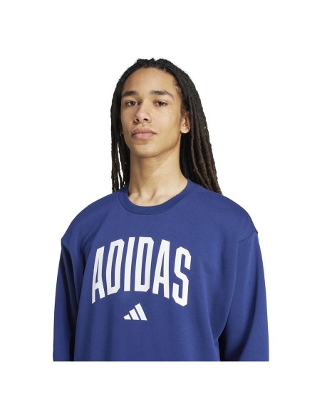 SUDADERA ADIDAS M COLLEGIATE SW AZUL MARINO