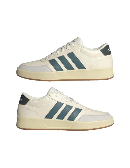 Calzado Sneaker ADIDAS BREAKNET 3.0-JR3556-BEIGE de HOMBRE