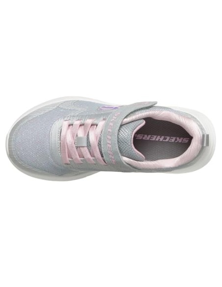 Calzado multideporte-SKECHERS WAVE 92-303557L-LTGY-NIÑA