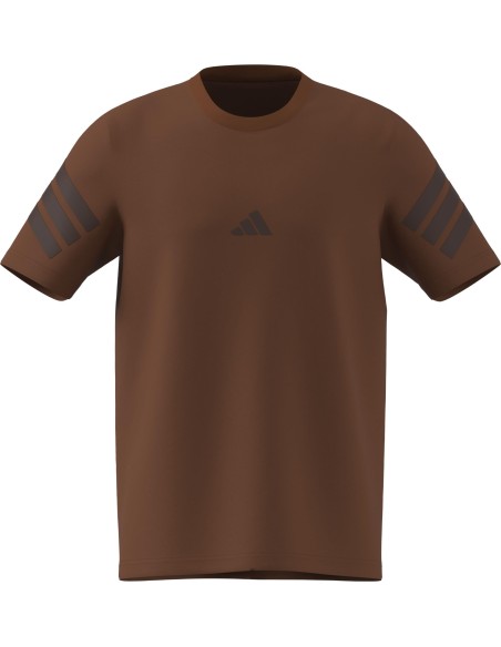 CAMISETA MANGA CORTA MARRÓN ADIDAS HOMBRE
