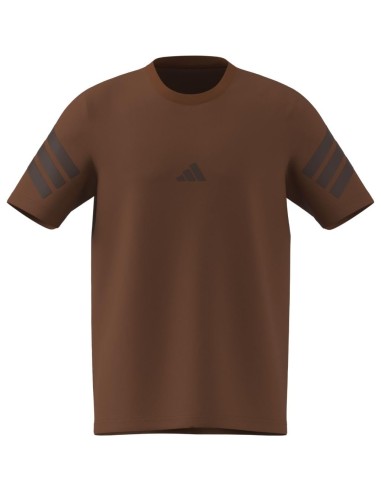 CAMISETA MANGA CORTA MARRÓN ADIDAS HOMBRE