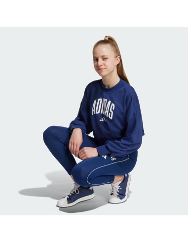 ADIDAS SUDADERA CLGT FT SWT AZUL MARINO/BLANCO