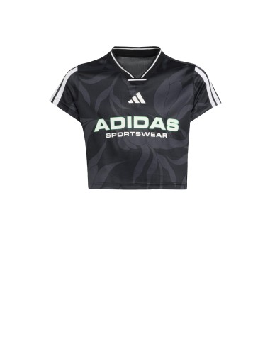 CROP TOP ADIDAS HOT CR AOP T NEGRO