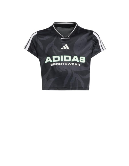 CROP TOP ADIDAS HOT CR AOP T NEGRO