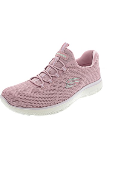 Calzado multideporte-Skechers SUMMITS-SUMMER BLUSH 150268-MVMT MUJER-Marrón