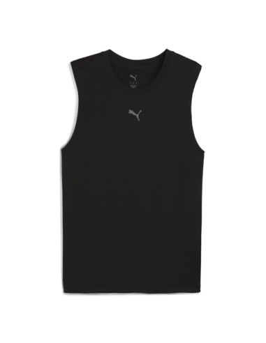CAMISETA TÉCNICA NEGRA MANGA SISA HOMBRE PUMA