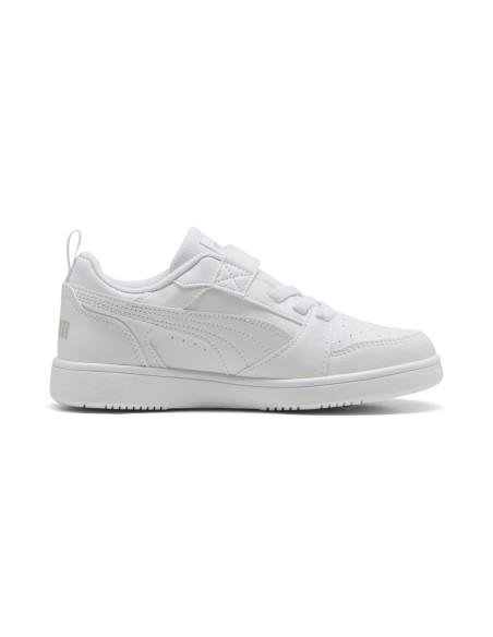 Bota Puma-Puma Rebound V6 Lo AC+ PS-397419-03-BLANCO-GRISES UNISEX JUNIOR