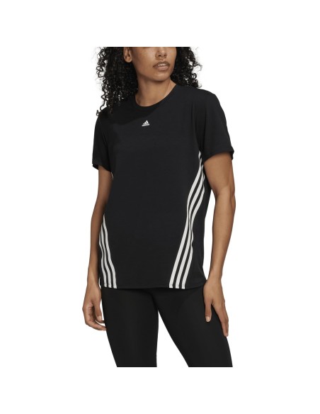 Camiseta ADIDAS-WTR ICNS 3S T-HK6975-NEGRO-MUJER