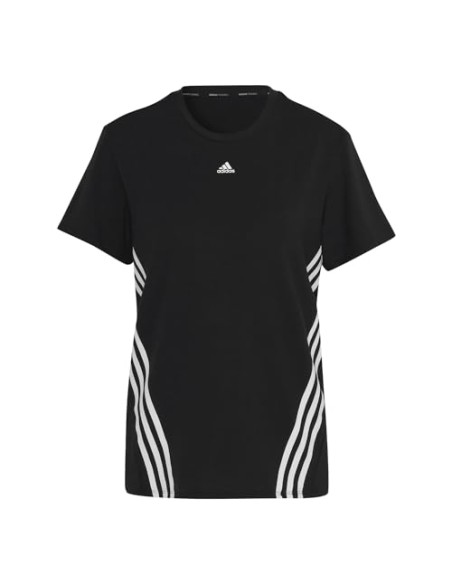 Camiseta ADIDAS-WTR ICNS 3S T-HK6975-NEGRO-MUJER