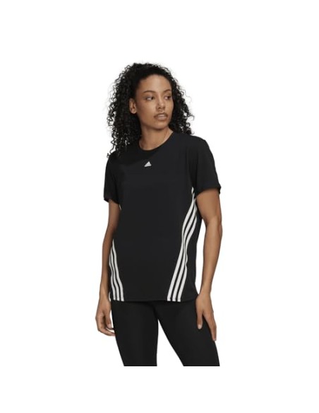 Camiseta ADIDAS-WTR ICNS 3S T-HK6975-NEGRO-MUJER