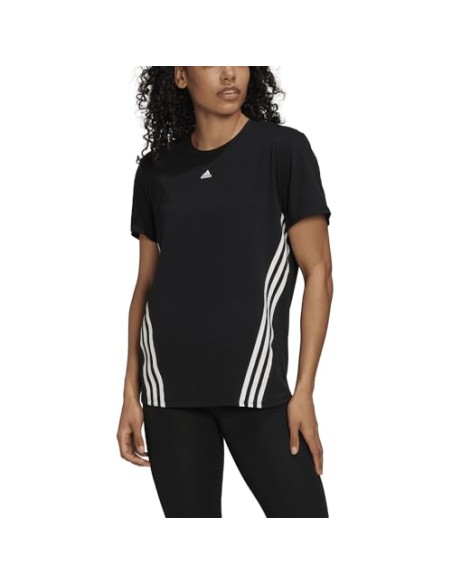 Camiseta ADIDAS-WTR ICNS 3S T-HK6975-NEGRO-MUJER