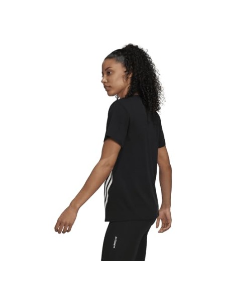 Camiseta ADIDAS-WTR ICNS 3S T-HK6975-NEGRO-MUJER