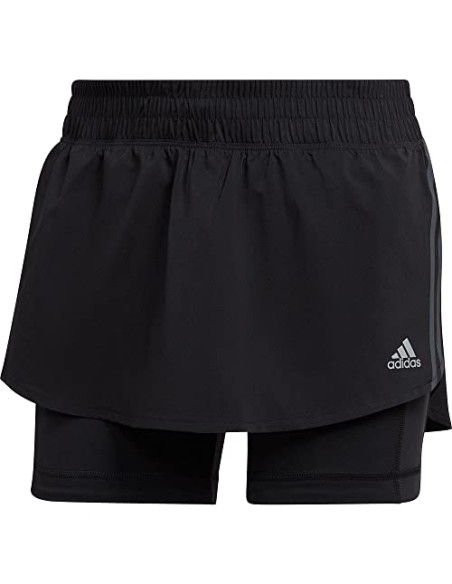 Pantalón corto ADIDAS-RI 3S SKORT-HC6324-NEGRO-MUJER