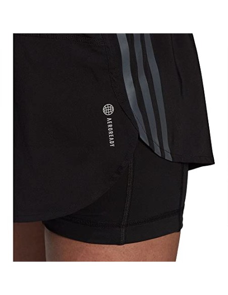 Pantalón corto ADIDAS-RI 3S SKORT-HC6324-NEGRO-MUJER