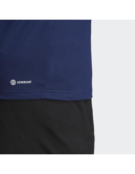 Camiseta ADIDAS-TR-ES BASE T-IC7429-AZUL-HOMBRE