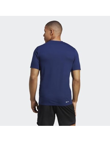 Camiseta ADIDAS-TR-ES BASE T-IC7429-AZUL-HOMBRE