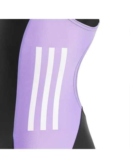 Bañador ADIDAS-CUT 3S SUIT-IB4336-NEGRO-UNISEX JUNIOR