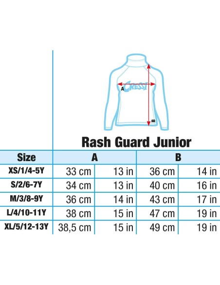 CRESSI RASH GUARD M/L NIÑO