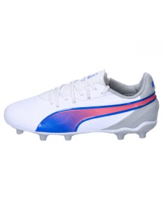 BOTA DE FÚTBOL PUMA KING MATCH FG/AG JR WHITE (108048-02) 2