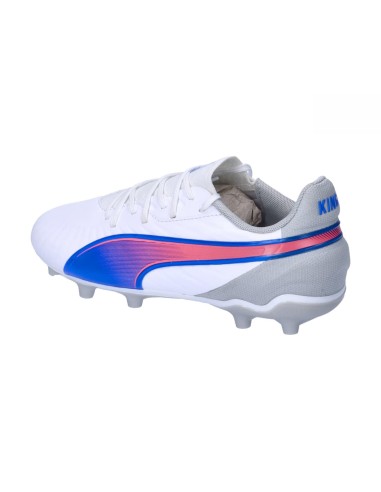 BOTA DE FÚTBOL PUMA KING MATCH FG/AG JR WHITE...