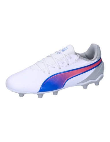 BOTA DE FÚTBOL PUMA KING MATCH FG/AG JR WHITE...